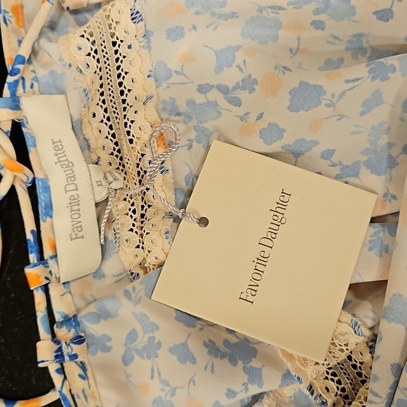 💕FAVORITE DAUGHTER💕 The Satin Blackberry Dress Poppy Floral Print XL NWT - Picture 15 of 17